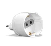 V-TAC Adattatore ADSCHUK-LED8719 Da Schuko a Spina Italiana 10A Bianco