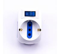 ADATTATORE MULTIPLO BIPASSO 16A 3 PRESE BIANCO -LED8716 V-TAC