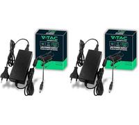 V-TAC Alimentatore 12V 30W 2,5A con Jack 2.1 per Telecamere, Strisce LED, Modem - Trasformatore 12 Volt Plug&Play con Spina Corrente Casa per Schermi, Apparecchiature Elettroniche - Input AC 100-240V