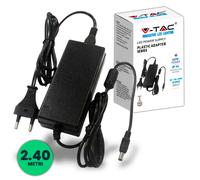 V-TAC ALIMENTATORE PER STRISCE LED 60W 12 V IN PLASTICA COLORE NERO VT-23061 323
