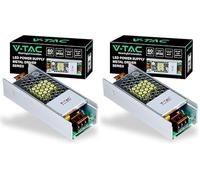 V-TAC Alimentatore per Strisce LED Professionale 60W 24V 2,5A con 1 Uscita - Trasformatore in Metallo per Apparecchiature Elettroniche, Telecamere, Schermi - Ultra Sottile - Input AC 100-240V