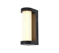 V-TAC Applique LED da Esterno 8W Cilindrica Luce Diffusa Nera 3000K IP44