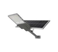 V-TAC Armatura Stradale Chip Bridgelux con Pannello Solare 30W Colore Grigio 6400K IP65