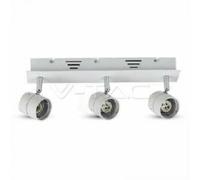 V-TAC BARRA 3 SPOT ORIENTABILI COLORE BIANCO ATTACCO GU10 3619