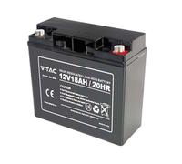 V-TAC VT-12-18 Batteria al Piombo Acido 18Ah 12V per sistemi di Allarme, Videoso