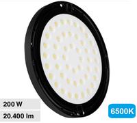 V-TAC Campana LED SMD Industriale 200W 120LM/W UFO Colore Nero 110° 6500K IP65