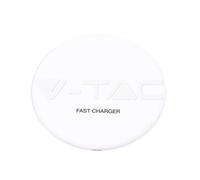 CARICABATTERIA WIRELESS QI BIANCO IN BLISTER VT-1210-LED7709 V-TAC