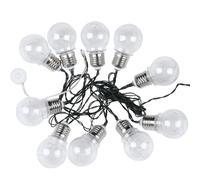 VT-8559 - Catena luminosa a LED a energia solare con 10 lampadine 3000 K.