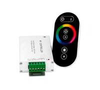 CONTROLLER PER STRISCE LED RGB DIMMER CON TELECOMANDO TOUCH 12V/24V 12A
