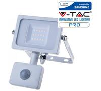 FARO LED 10W FREDDA CON SENSORE MOVIMENTO BIANCO CHIP SAMS VT-10-S-LED435 V-TAC