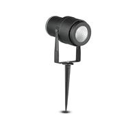 V-TAC VT-857 Picchetto giardino led cob 12W orientabile nero IP65 bianco natural