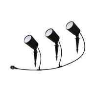 V-TAC VT-5168 set 3 faretto led smart picchetto giardino 3in1 + RGB dimmerabile