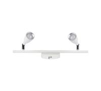 V-TAC VT-810 doppio faretto lampada led 9W orientabile da parete colore bianco [EEK: F]
