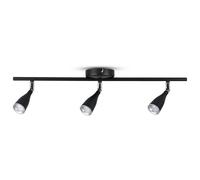 V-TAC Faretto LED da Muro Triplo 135W con Testa Orientabile Colore Nero 3000K IP20