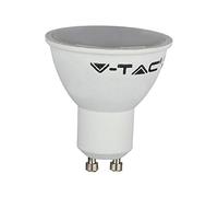 V-TAC Faretto LED GU10, Compatibile con Google Home e Amazon Alexa Tramite App Smart RGB e 3 in 1, Satinato, 5.5W, Dimmerabile