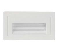 V-TAC VT-1130 Lampada segnapasso LED 3W applique da parete rettangolare bianco IP65 bianco caldo 3000K - SKU 10378