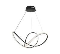 V-TAC Lampadario LED a Sospensione 49W in Metallo Colore Nero 70*10cm Dimmerabile 3000K