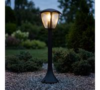 V-TAC Lampada Da Esterno A Pavimento Nera 1 Luce E27 IP44 H 60 cm [EEK: Non valutato]