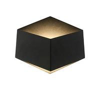 V-TAC - Lampada da parete decorativa a LED, 3 W, con alloggiamento nero, compatibile con sensori, bella lampada moderna per soggiorno, camera da letto, ufficio, reception 3000 K, bianco caldo