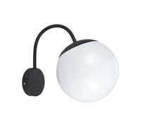 V-TAC VT-1223 Portalampada E27 sfera Opale lampada ricurvo applique da giardino