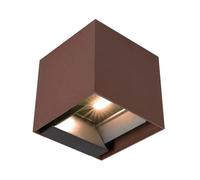 V-TAC Lampada LED da Giardino con Pannello solare e Sensore 9W Colore Corten 150*153*150mm 3000K IP65