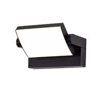 V-TAC Lampada LED da Muro Rettangolare 17W 120LM/W Colore Nero Ruotabile 3000K IP65