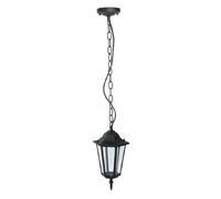 V-TAC LAMPADA DA SOSPENSIONE PER GIARDINO ATTACCO GRANDE E27 IN ALLUMINIO/VETRO