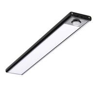 V-Tac Lampada Led Barra Per Armadio Ricaricabile Usb 2w Con Sensore Porta Luce Mobili Colore Nero 4000k Sku 2963