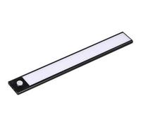 V-Tac Lampada Led Da Armadio A Batteria Ricaricabile Usb 2,5w Sensore Pir Colore Nero 60cm Luce 3000k Ip20 - 2968