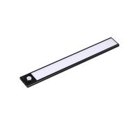 V-TAC Lampada LED da armadio ricaricabile Micro-USB 15W Sensore PIR Colore Nero 3000K IP20