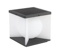 V-TAC Lampada LED da Giardino a Cubo con Pannello solare e Telecomando 3W 205*205*190mm 3000K IP65