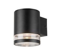 V-TAC Lampada LED da Giardino Cilindrica con Pannello Solare 1W Corpo Nero 121*90*112.5mm 3000K IP54