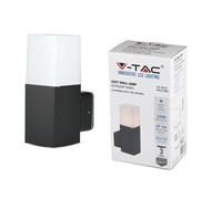 V-Tac VT-7613 Portalampada da Giardino Wall Light da Muro Quadrato per Lampadine GU10 - SKU 7563