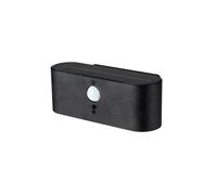 V-TAC Lampada LED da Muro 2.5W Con Pannello Solare e Sensore PIR Colore Nero 3000K IP54