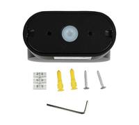 V-TAC Lampada LED da Muro Ovale 5W 110LM/W Colore Nero con Testa Ruotabile 3000K IP65
