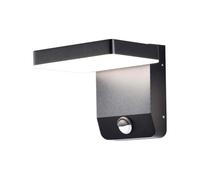 VT-2948 - Lampada da parete, 17 W, 2520 lm, 3000 K, nera, IP65, sensore