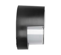1 pz 7W LED Wall Light Sami Frame Black Round 3000K