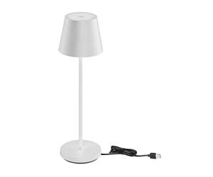 V-TAC Lampada LED da Tavolo 1.5W Colore Bianco in Alluminio con caricatore Wireless e Touch Dimmerabile 3000K IP54