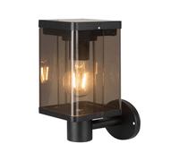 V-TAC Lampada Solare LED da Giardino 2.5W con Sensore di Movimento a Microonde Montaggio a Muro Colore Nero 3000K IP44