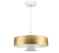 V-TAC Lampadario LED a Scodella in Metallo 7W Colore Oro 4000K