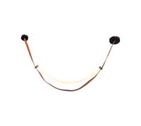 V-TAC Lampadario LED a Sospensione 12W dal Design Moderno Colore Marrone con Finiture Oro H120x120xL1660mm 3000K
