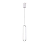 V-TAC VT-7829 Lampadario LED 13W ovale a sospensione dal Design Moderno 10 * 70 * 153cm Colore bianco 4000K - 10091