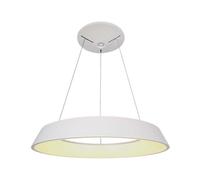 V-TAC Lampadario LED a Sospensione Circolare 48W Dimmerabile TRIAC in Metallo Colore Bianco 4000K