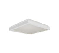 1 pz 48W LED Designer Light Square White Finish 4000K Dimmable
