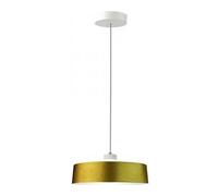 V-TAC - Lampadario Moderno Pendente 1mt Diffusore Acrilico E Piastra Led Smd 7w 4000k 120 400lm Gold Metal 340mm Vt-7666 - Sku 3932