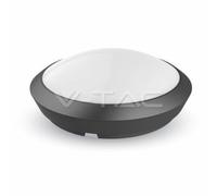 V-TAC Lampade a LED in plastica integrata, 12 W, colore: nero