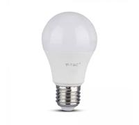 LAMPADINA LED V-Tac Chip Samsung E27 9W A60 3000K VT-210 228 Bianco Caldo 10pz [EEK: A+]