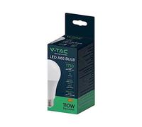 V-TAC Lampadina LED A65 con Attacco E27 potenza 17W (Equivalenti a 110W) - Lampadine Nuova Generazione - 1710 Lumen - Massima Efficienza e Risparmio Energetico - 6500K Luce Fredda