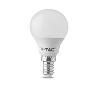 LAMP. LED E14 4,5W BIANCO NATURALE A BULBO CHIP SAMSUNG VT-225-LED265 V-TAC