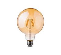 V-TAC Lampadina LED Chip Samsung E27 6W A++ G125 Filamento Ambrato 2200K